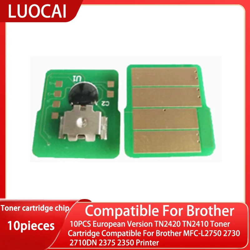 10PCS European Version TN2420 TN2410 Toner Cartridge Compatible For Brother MFC-L2750 2730 2710DN 2375 2350 Printer
