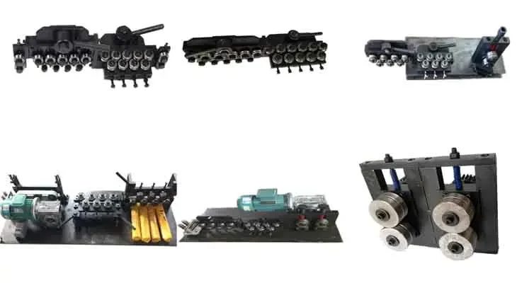 Steel plate straightening machine bar small wire straightener