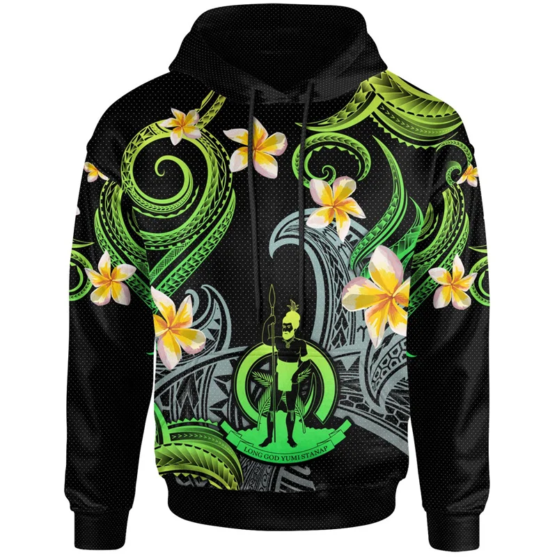 

3D Epi Seal Of Vanuatu Polynesian Patterns Print Hoodies For Men Vanuatu Coat Of Arms Graphic Hooded Sweatshirts Clothing Hoodie