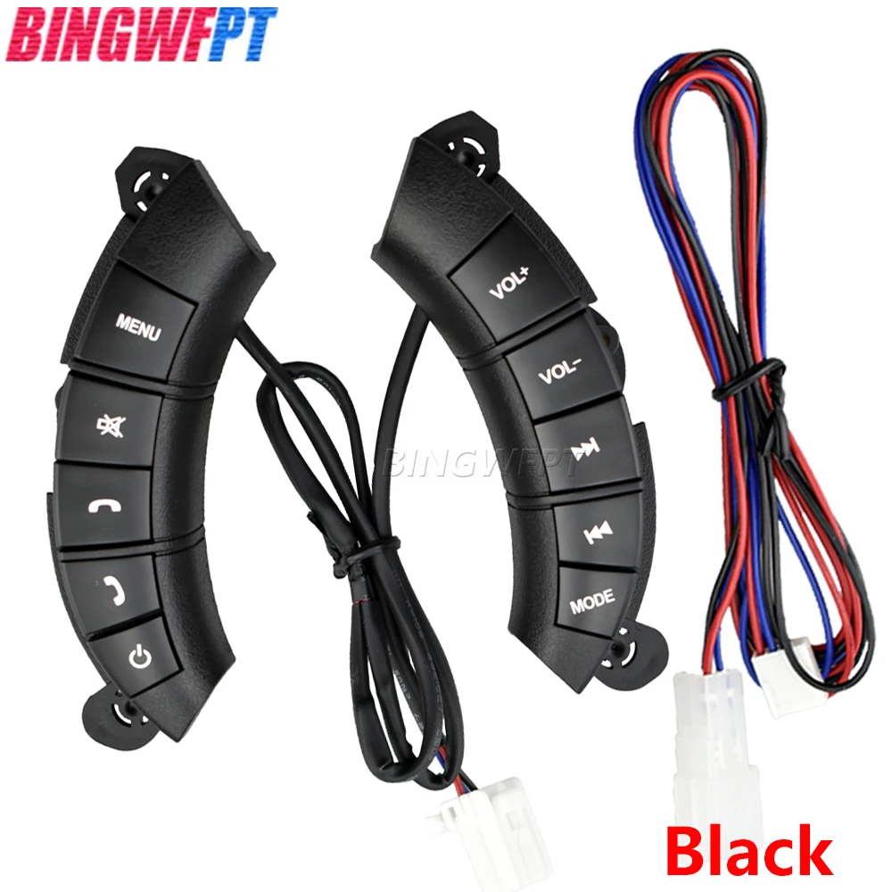 NEW Steering Wheel Audio Control Buttons For Great Wall Hover H3 H5 With Back Light Volume Mode Function Switch Car Accessories