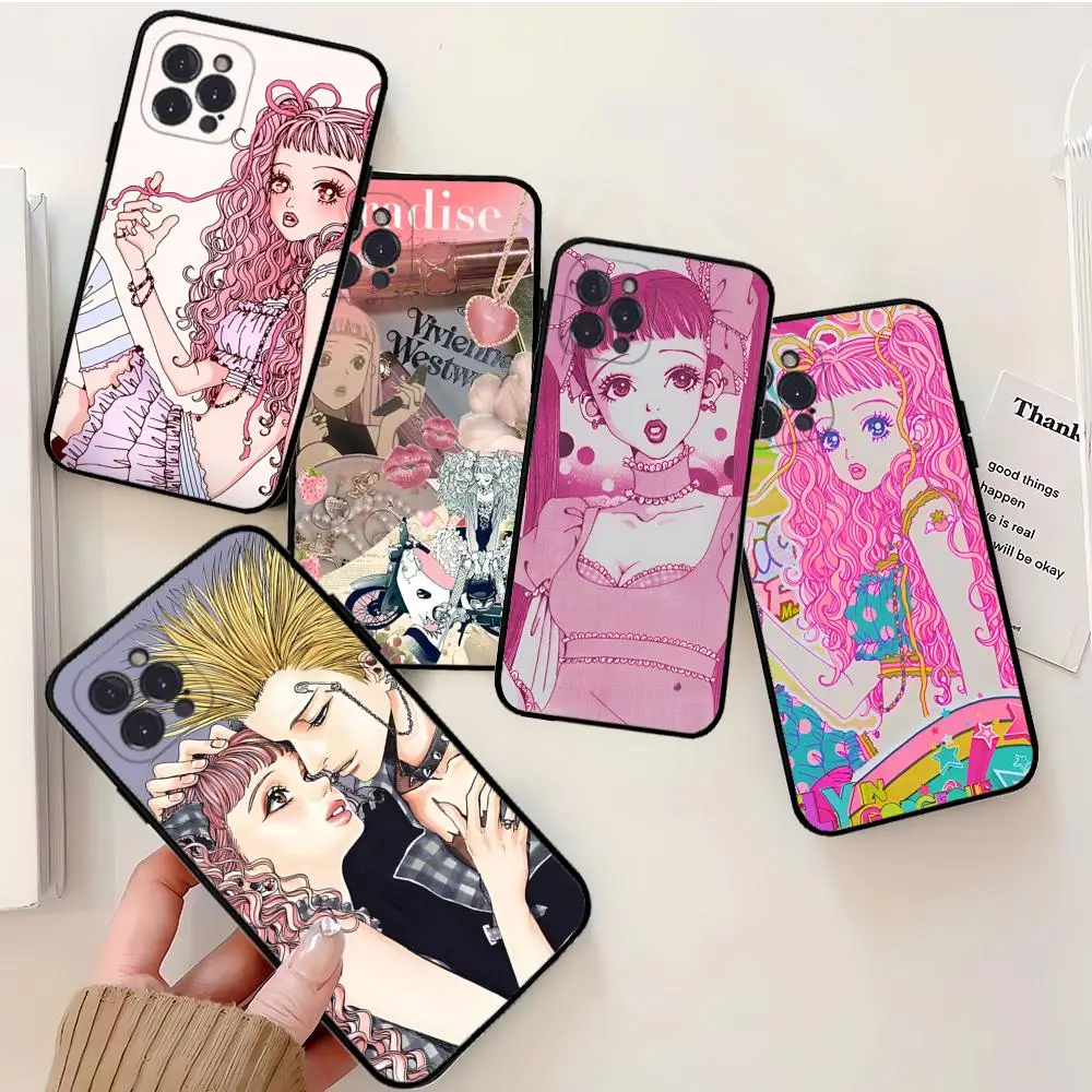 Anime Paradise Kiss Miwako Phone Case Silicone Soft for iphone 15 14 13 12 11 Pro Mini XS MAX 8 7 6 Plus X XS XR Cover