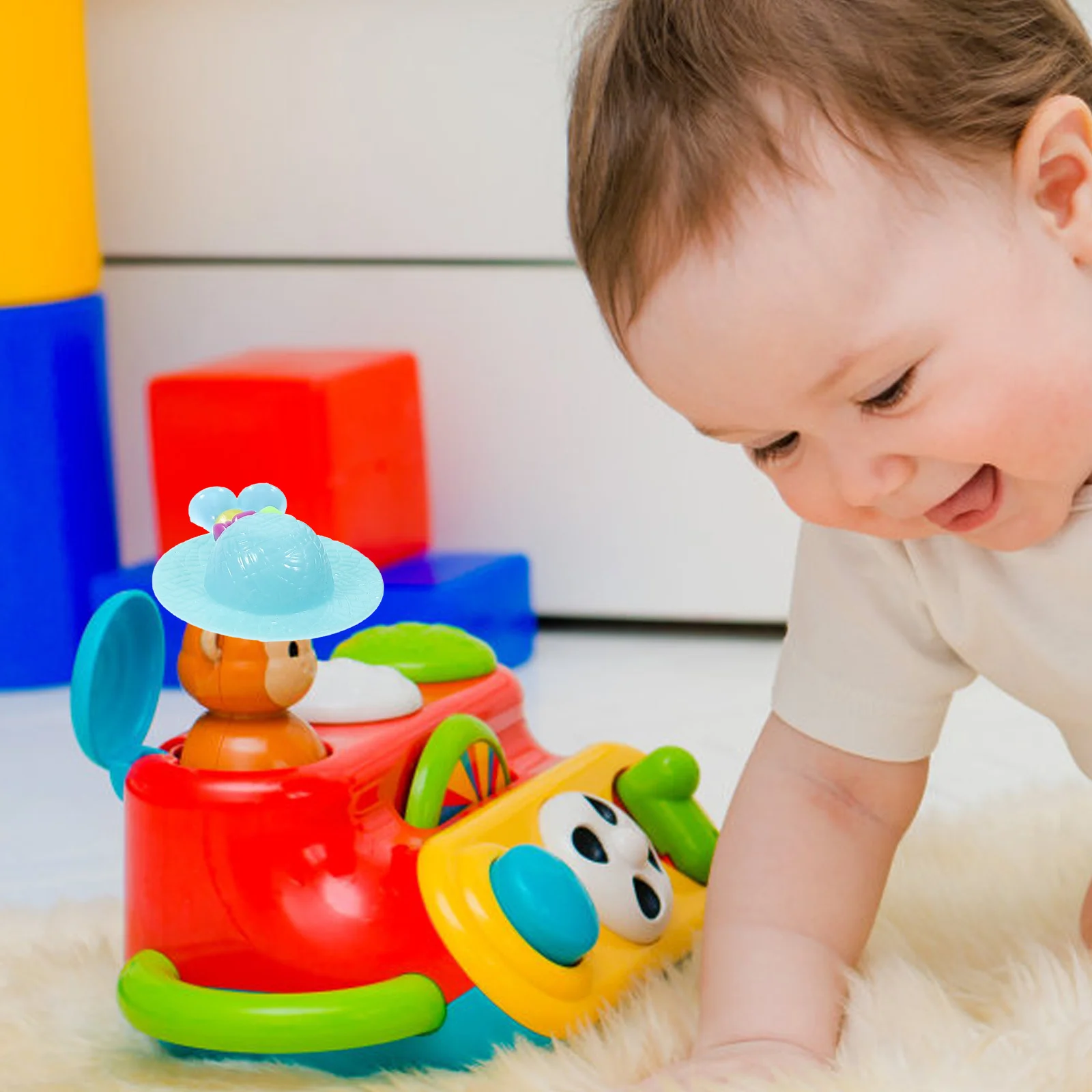 30pcs Mini Hat Plastic Fake Hat For Miniature House Decor Diy Crafts Charm Headdress Props Play Scene Accessory Dollhouse