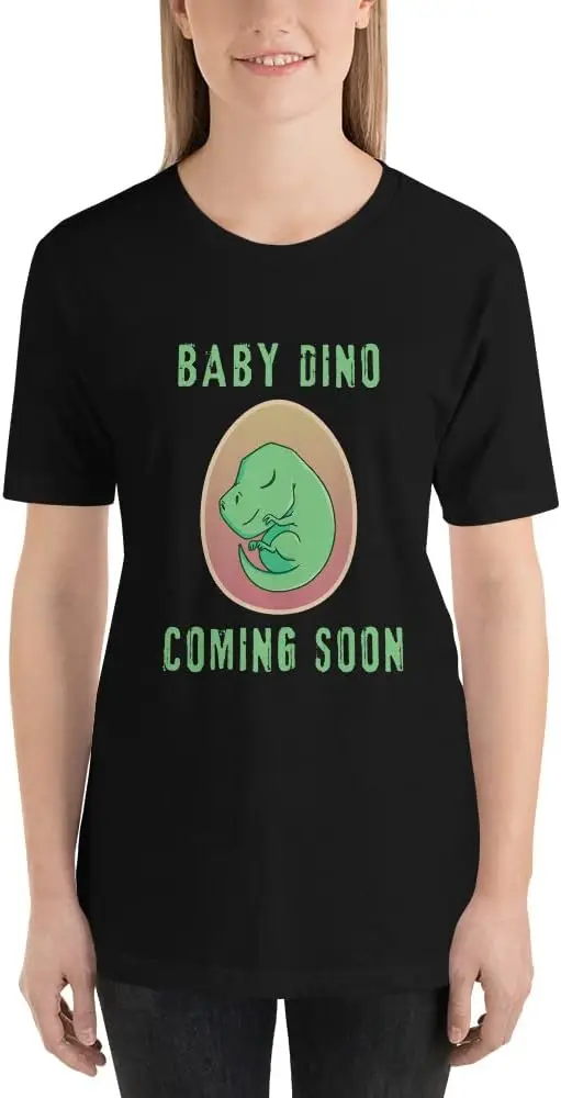 Baby Dino Coming Soon T-Shirt | Pregnancy Tshirt