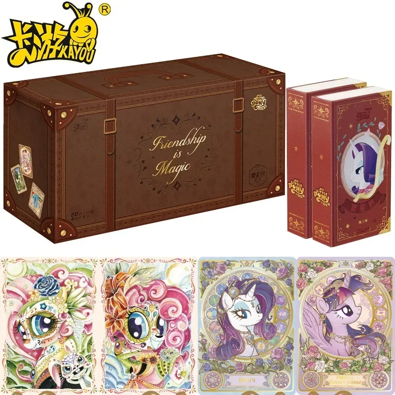 KAYOU Genuine My Little Pony Card Friendship Forever Cards Stars Pack Trip Adventure Cute Princess Anime Collectible Card Gifts