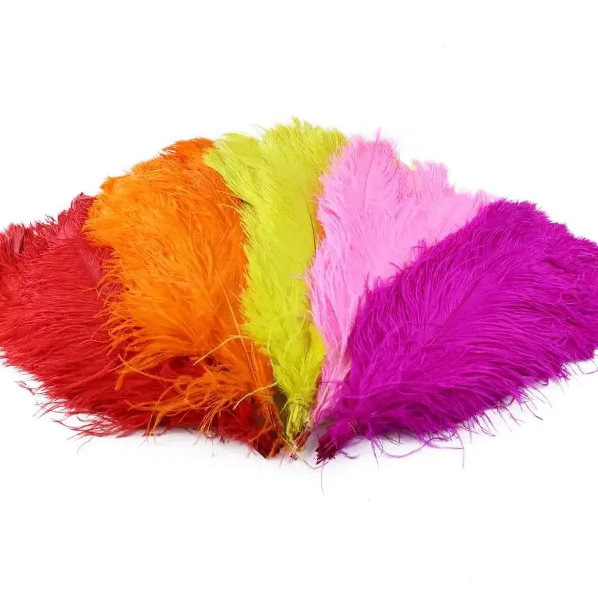 

10Pcs Real Ostrich Feather for Craft Table Centerpieces Carnival Wedding Clothing Ostrich Plume 40-45cm Sewing Decor Accessories