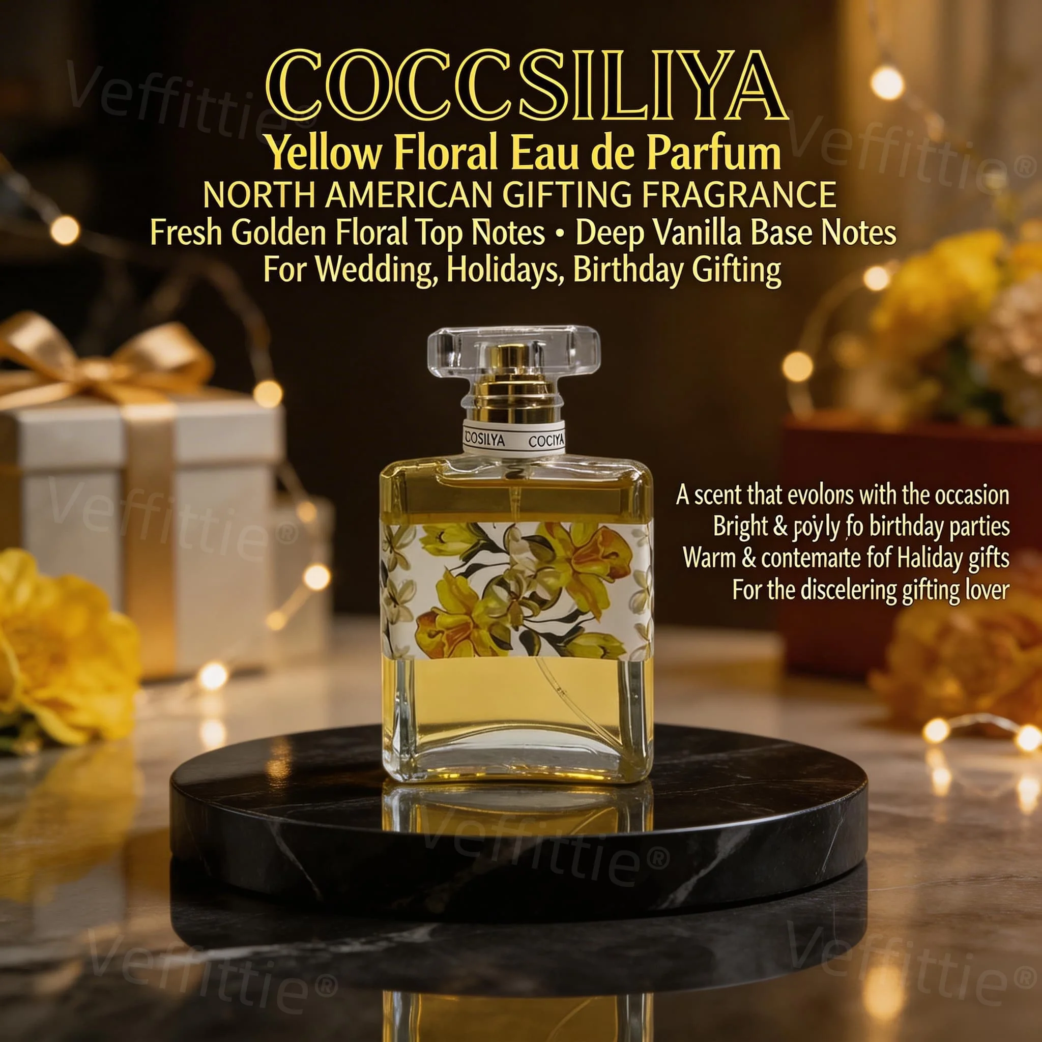 

Wardrobe Chic Citrus Blossom Cologne, gardenia lily heart, musk lactose finish, all-day fresh scent for polished everyday wear