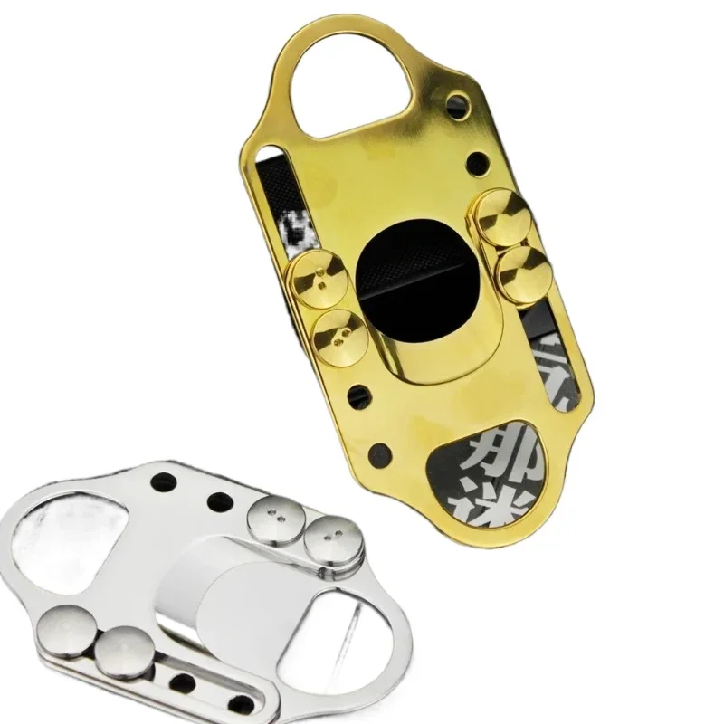 

GUEVARA Cigar Cutter Stainless Steel Portable Household Metal Classic Guillotine with Gift Box Christmas Cigar Scissors