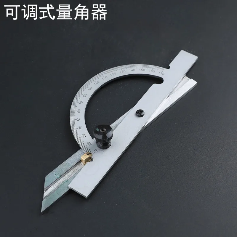 

High Precision Chrome Plated Universal Bevel Protractor Multifunctional Angle Ruler Industrial Dividing Gauge Woodworking