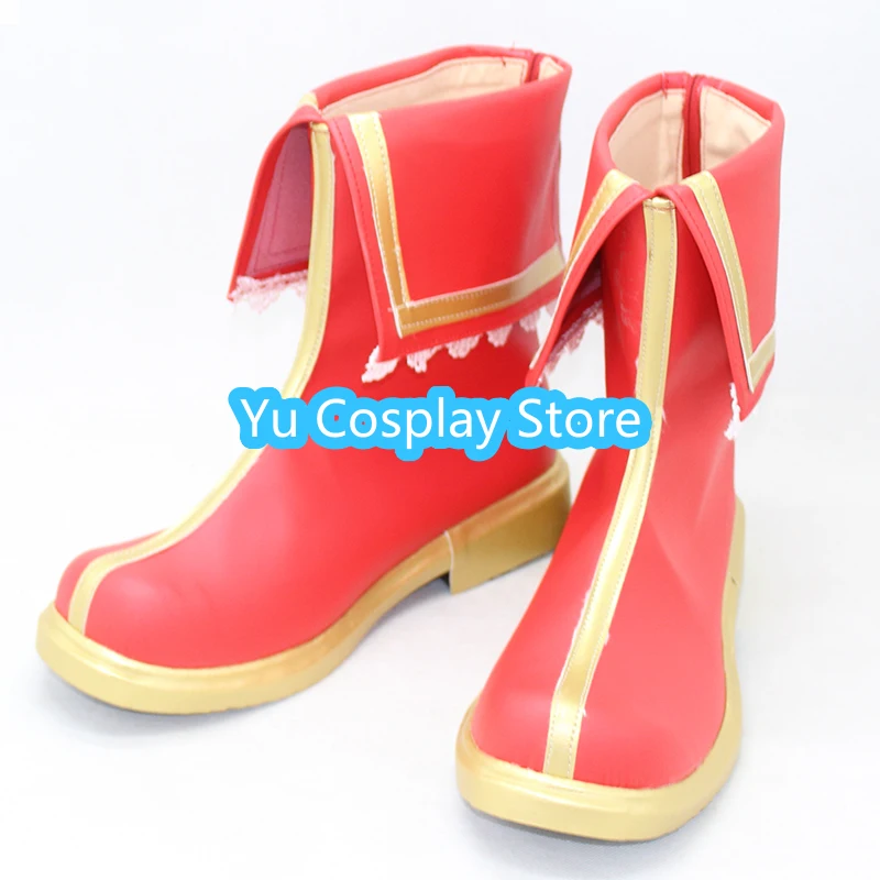 Toyama Kasumi Cosplay Shoes Anime BanG Dream Cosplay Props PU Shoes Halloween Carnival Boots Custom Made