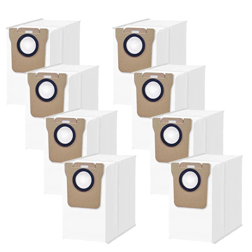 8 Pack Replacement Bags for Xiaomi Robot Vacuum H40 OV51 with High Efficiency Filtration and Easy Replacement Feature