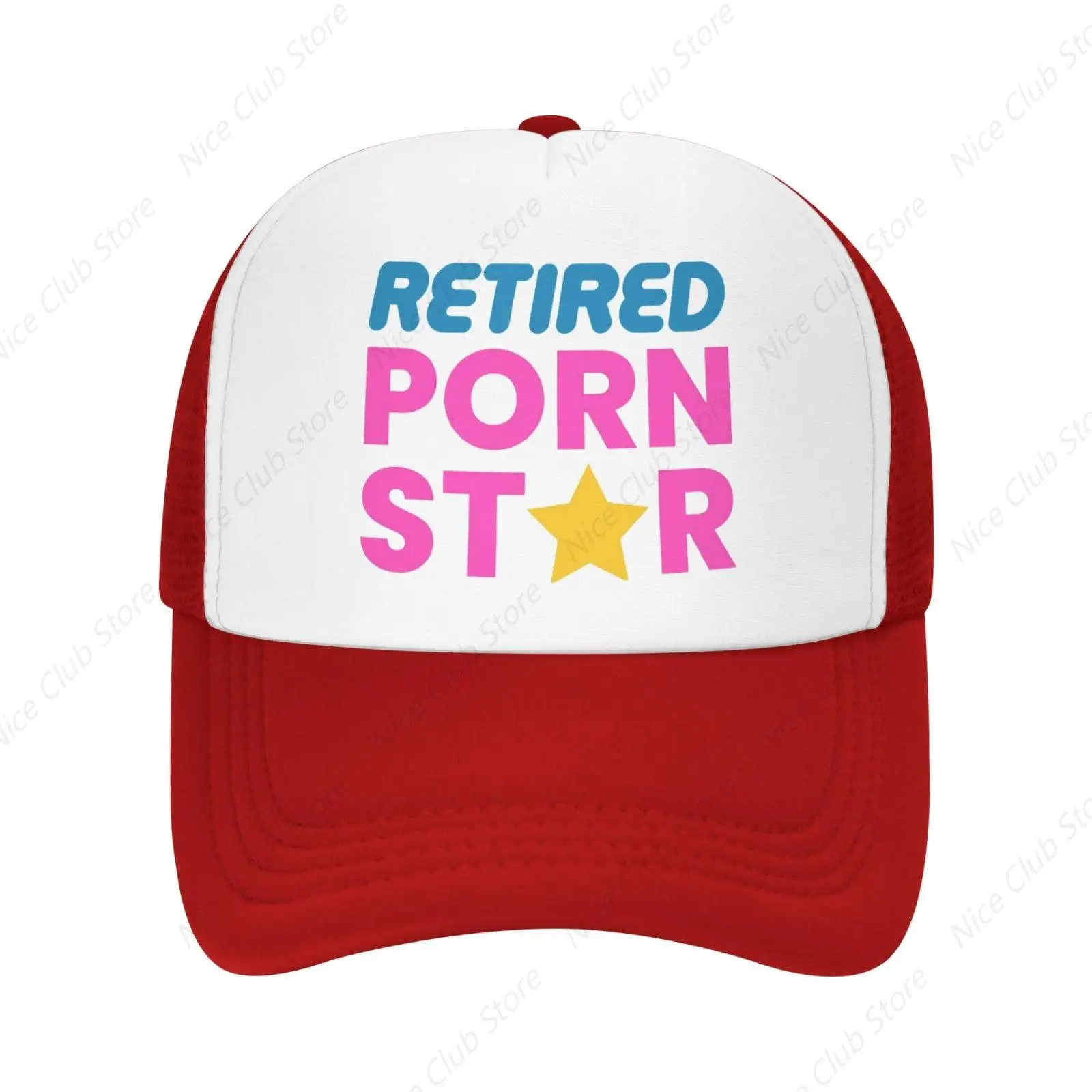 Retired Funny Porn Star Hat Funny Naughty Adult Humor Retirement Trucker Hat for Men Women