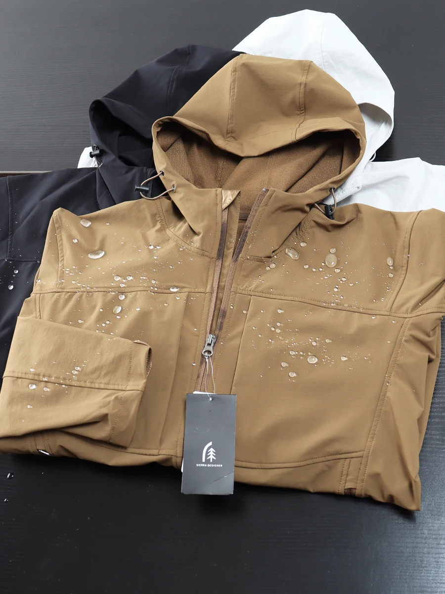 

Outdoor Men's Casual Hooded Soft ell Jaet GM Series Waterproof Breathable Spring Autumn New Sle Youth Faion Stand Fit