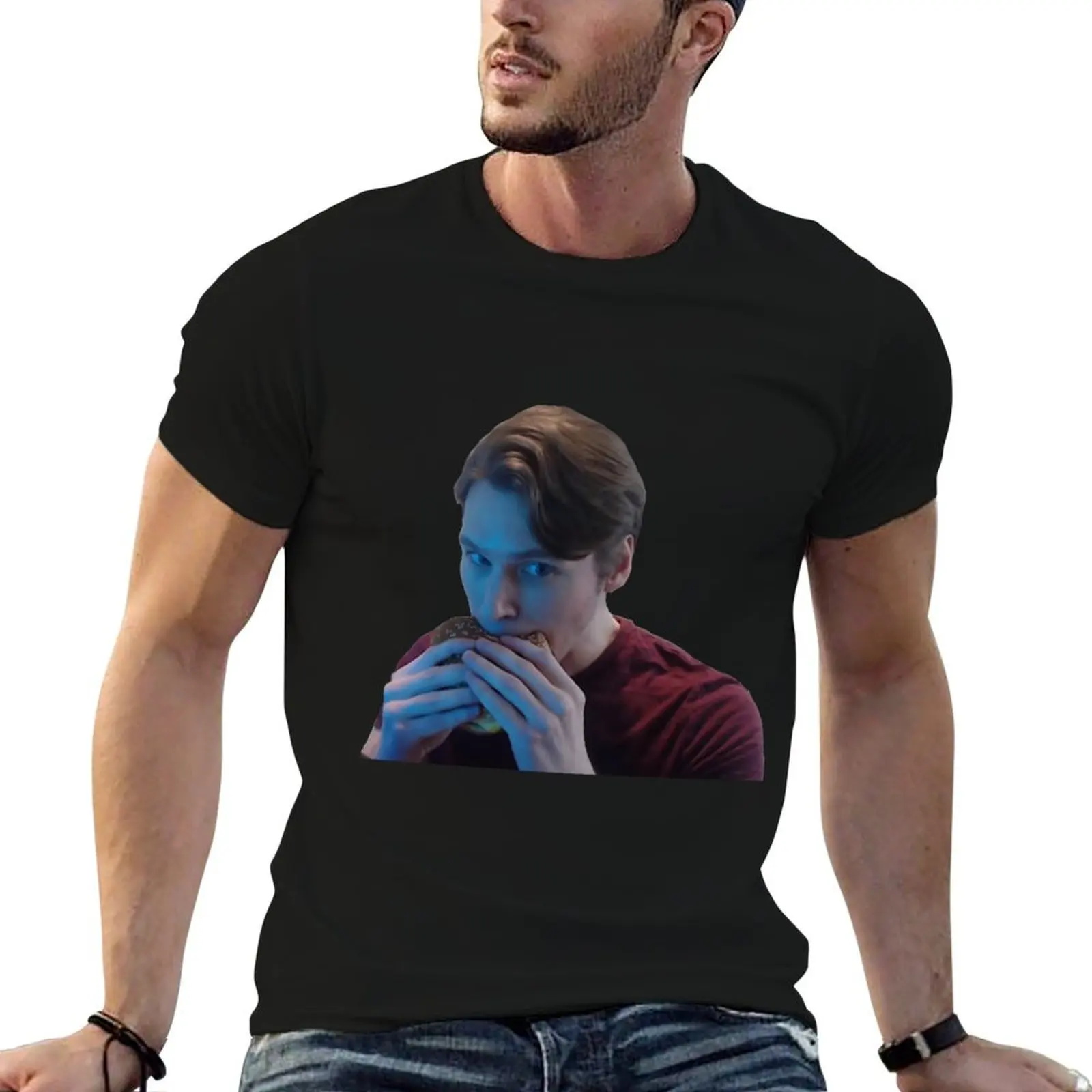 

jerma985 burger (shy) T-Shirt anime t shirts for man man t shirt luxury black cotton t-shirt plain for man package T-Shirt