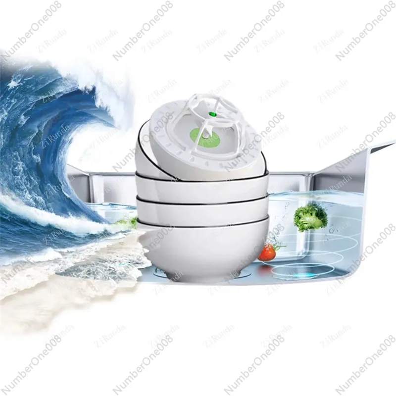 Mini Dishwasher Dishwasher Portable Wave Making Dish Vegetables and Fruits Washing Machine USB Connector