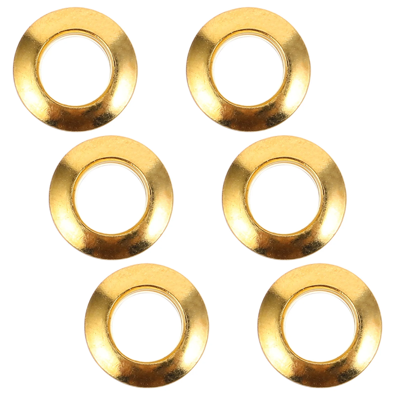 

6pcs Guitar Tuner Bushings Metal Ferrules For Electric Guitar Vintage Tuning Machines Replacement Hardware Golden Spacers