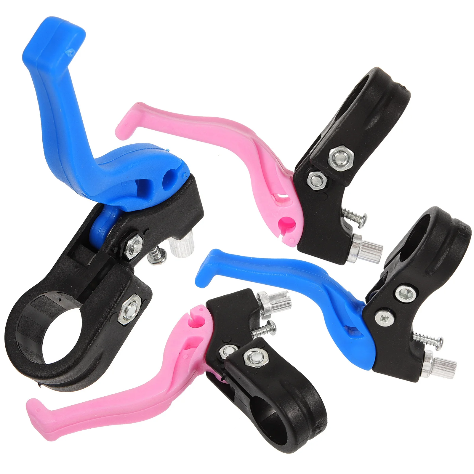 

2Pairs Bicycle Brake Levers for Strong Metal Build Lightweight Easy Install Smooth Grip Braking Part for Riding Safety