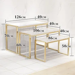 Custom, best quality clothing store nesting table fashion shoes display table handbag storage rack garment retail shop bag showc