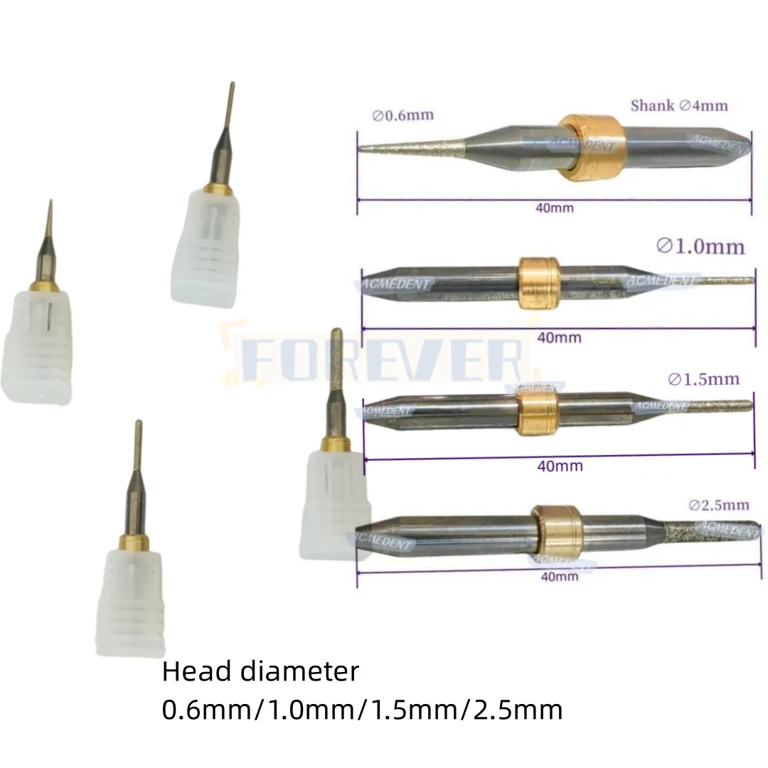 

Dental Arum CAD CAM System CEREC Milling Burs for Lithium Disilicate Blocks