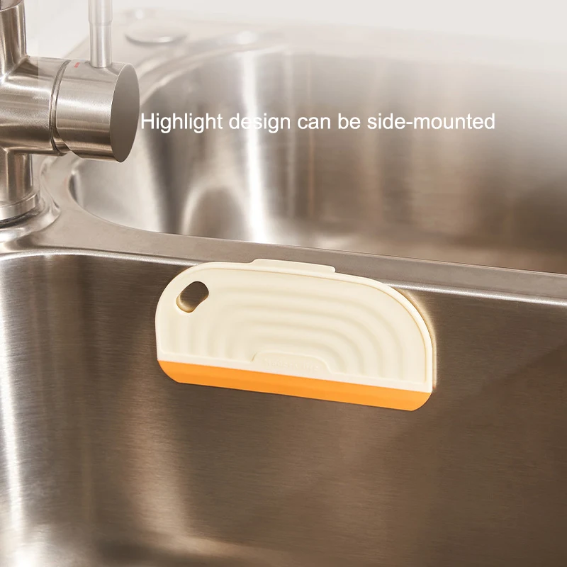 Non-Scratch Handy Squeegee Kitchen Sink Countertop Squeegee Window Mirror Water Wiper Clean Scraping Film Scraper