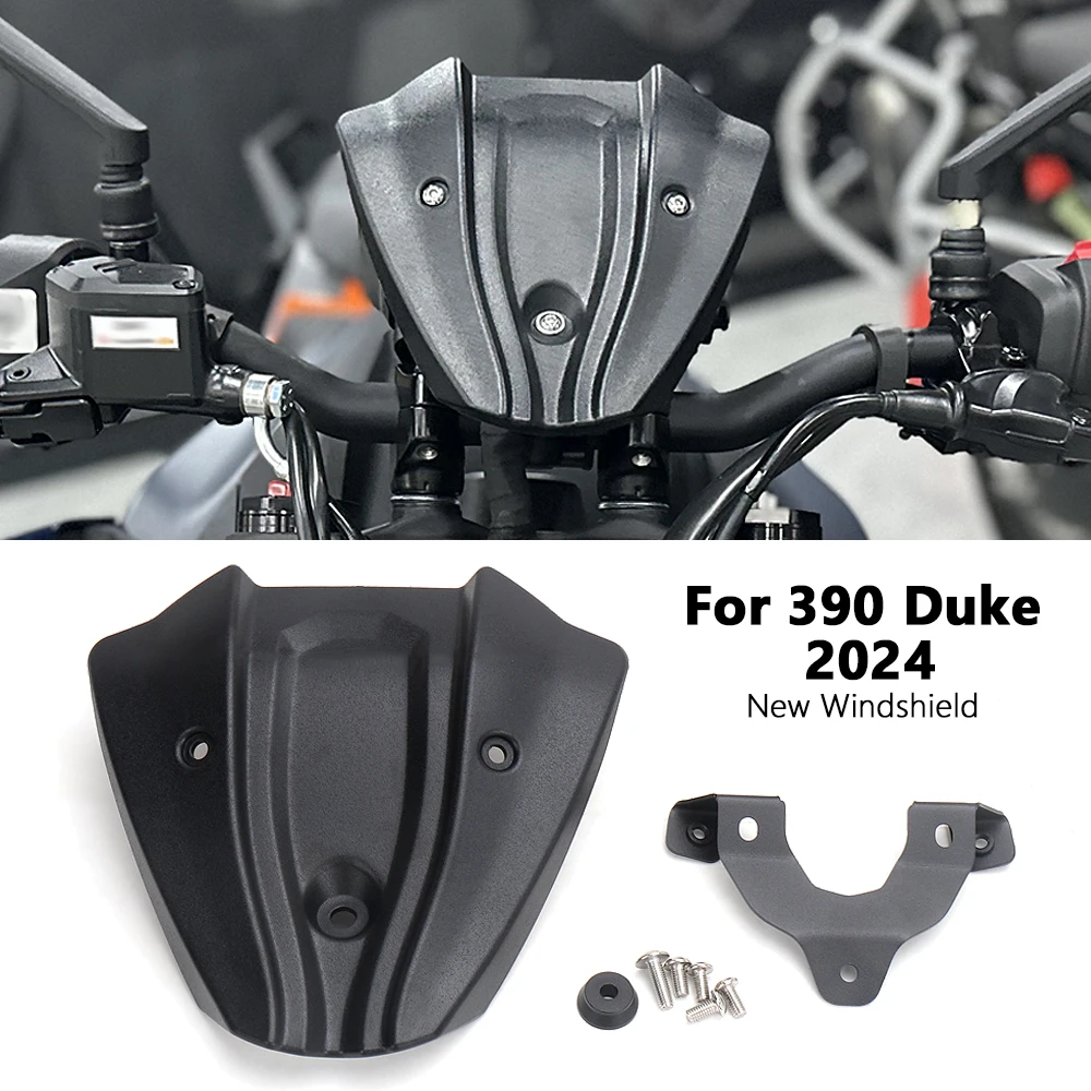 

Windshield For 390 Duke 390Duke DUKE390 390 duke 2024 Motorcycle Windscreen Wind Deflector Sport Screen Shield Kit