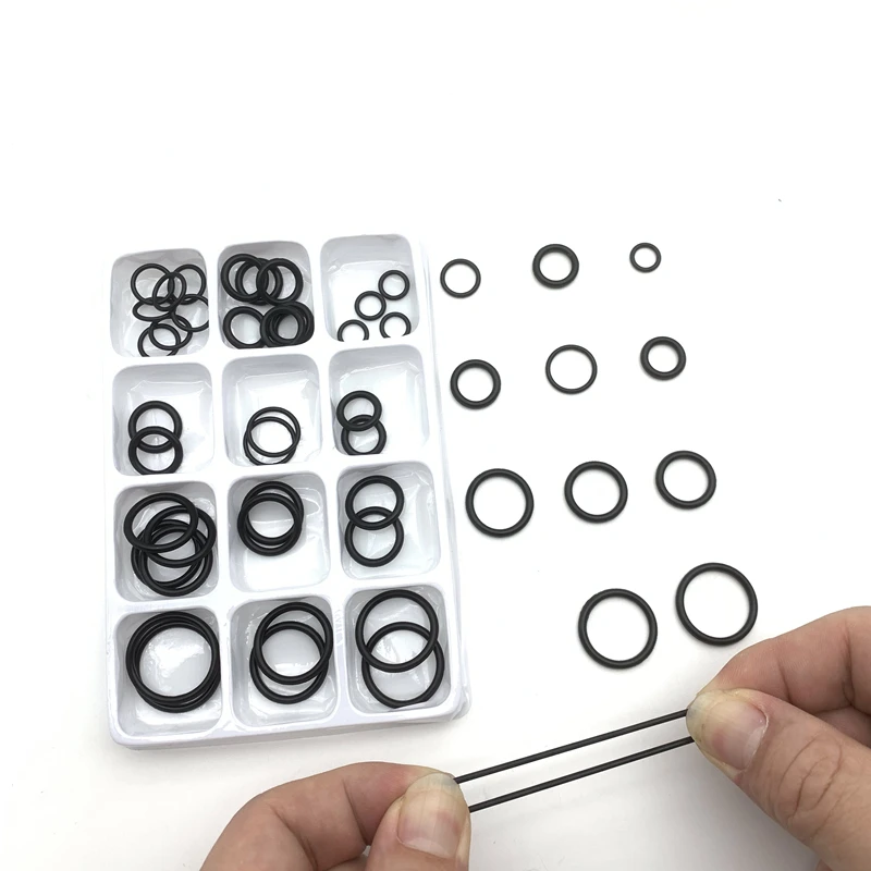 50Pcs Rubber Assortment O-ring NBR Repair Kit Faucet Sealing Valve Waterproof machine oil-resistant gasket kit