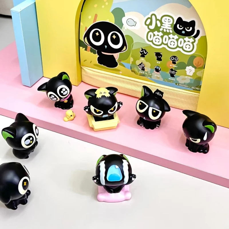 Genuino The Legend of Hei Dessert House Series Scatola cieca Piccola bambola di particelle Ornamento da tavolo Regalo di Natale Anime Periferico