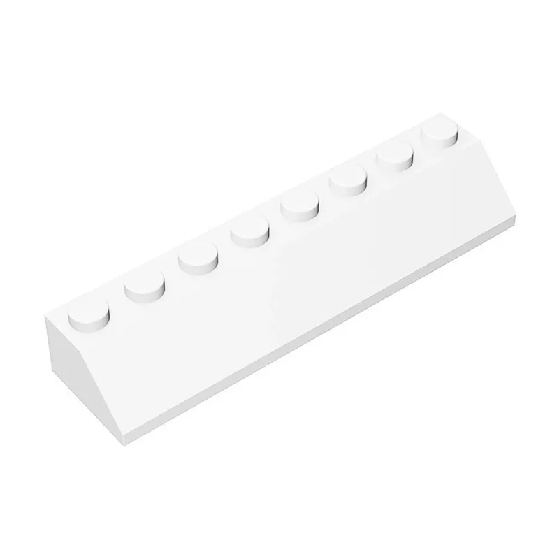 10pcs 4445 Slope 45 2x8 Building Blocks Kit House Castle Sloping Roof Bricks Particle Educational Toy Children Birthday Gift