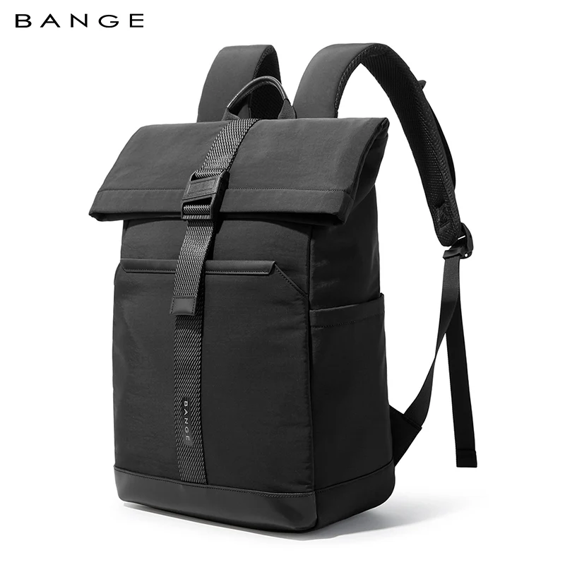 BANGE حقائب مدرسية مقاومة للماء خفيفة الوزن ذات سعة كبيرة حقيبة ظهر مدرسية للكمبيوتر المحمول كيس دوس
