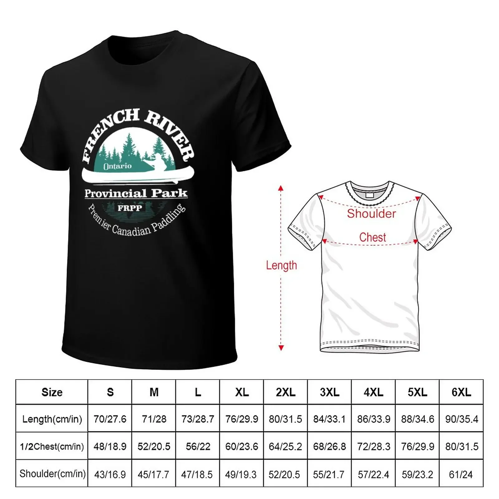 French River Provincial Park (CT) T-Shirt customs design your own Aesthetic clothing men clothings