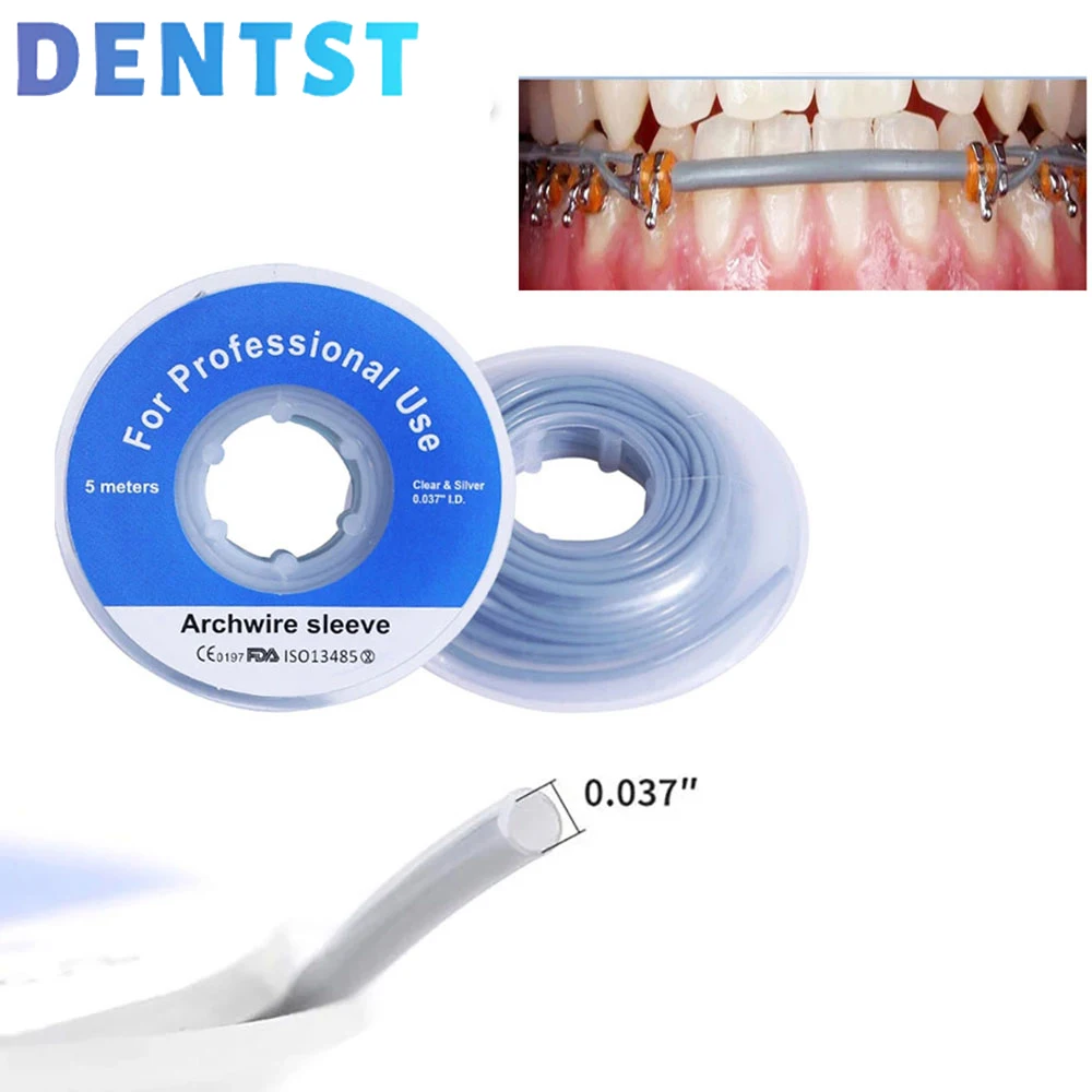 

Dental Wire Protect Archwire Orthodontic Elastic Archwire Sleeve Tubing Sleeve Tubing Rotary Torsion Pad ortodoncia brackets