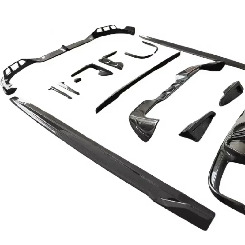 Premium Car Accsori LD Style Carbon Fiber Lip F XM - Auto Part Front Bumper LipDurle