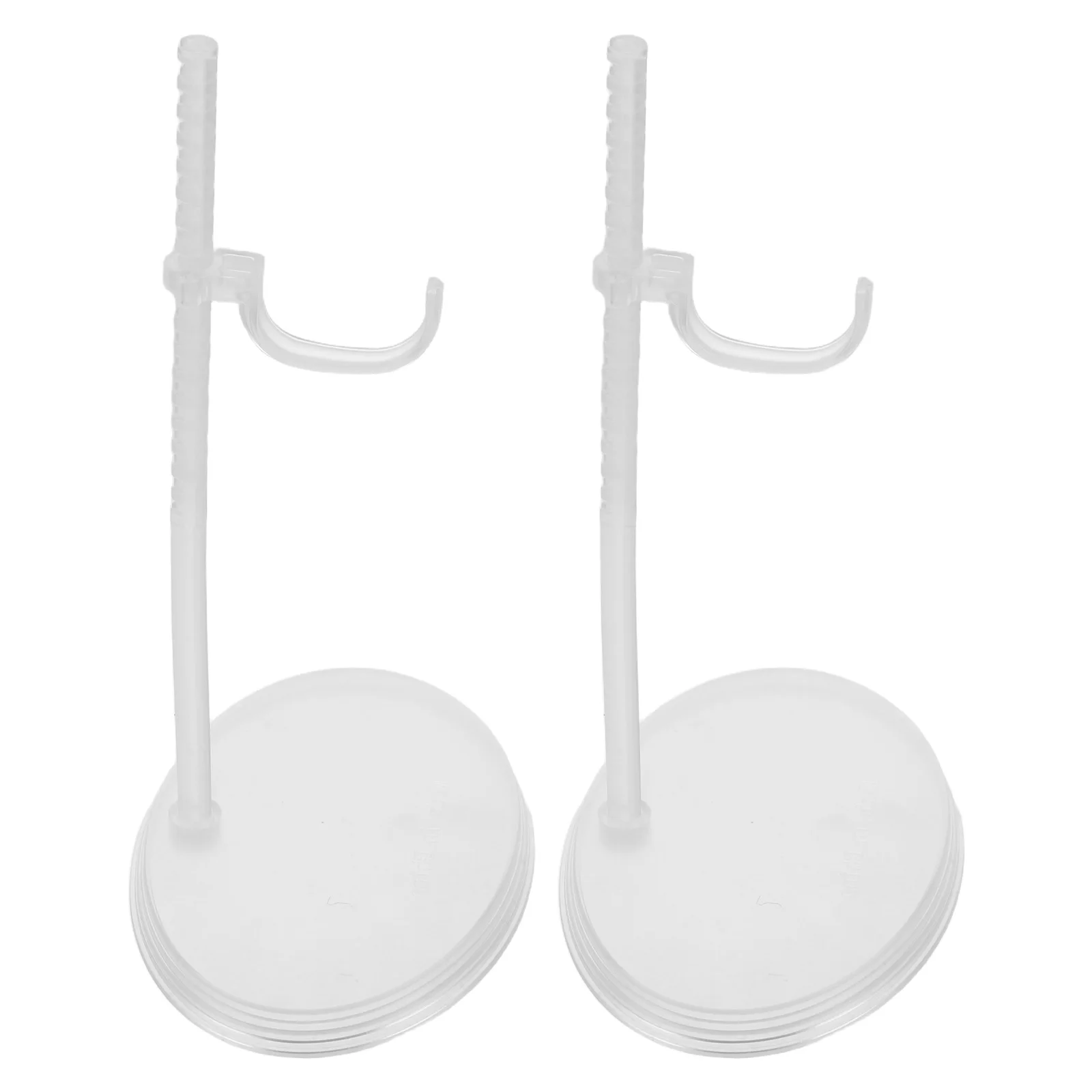 

2pcs Adjustable Figure Base: 1/6 Scale Action Figure Stand Retractable Display Stand For Collectibles Stable Support Base