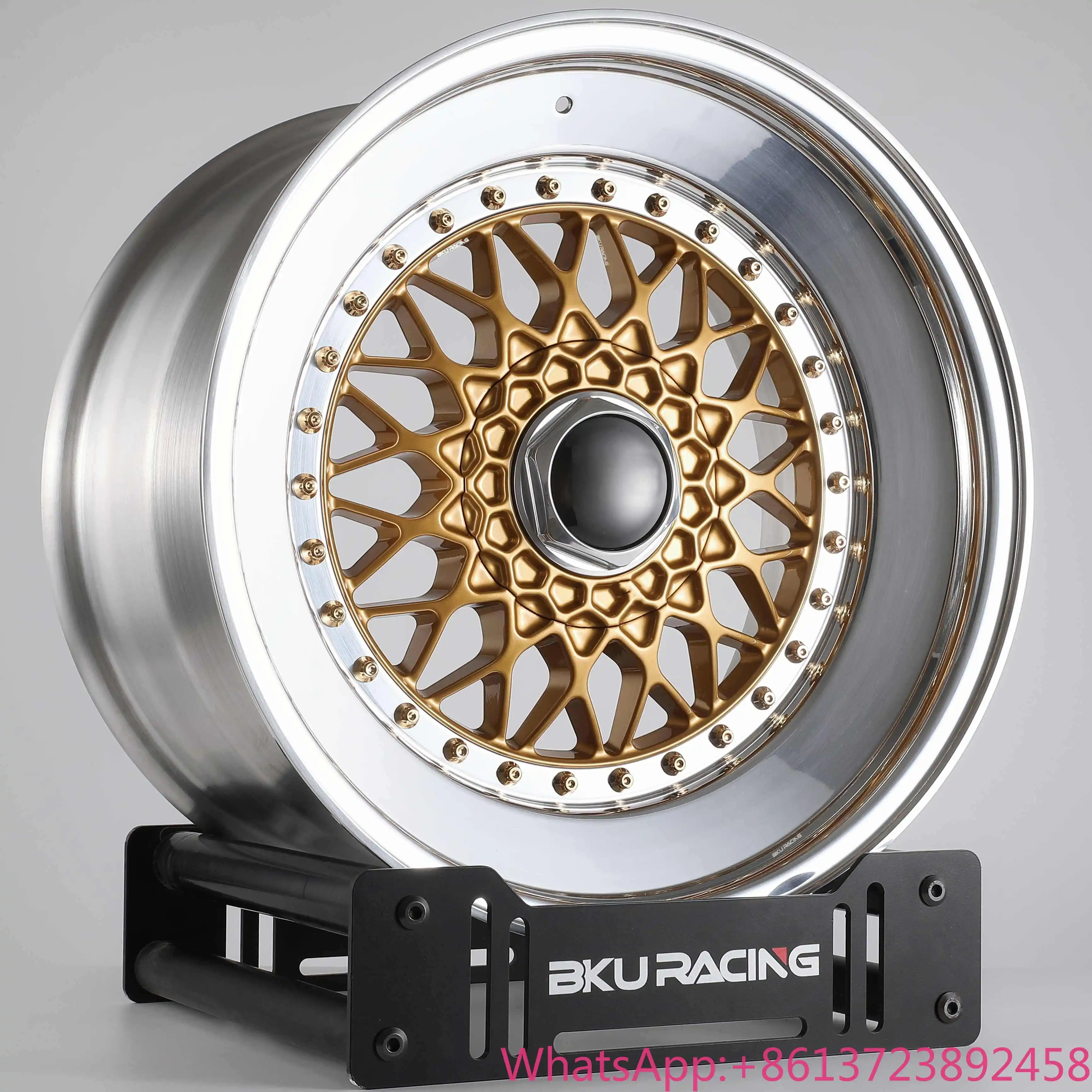 

BK Forged 3 Piece Wheels for Mercedes W124 W126 W205 W204 W211 W212 W203 R129 R107 16 17 18 Inch Rim Polished Alloy 5x112 Wheels