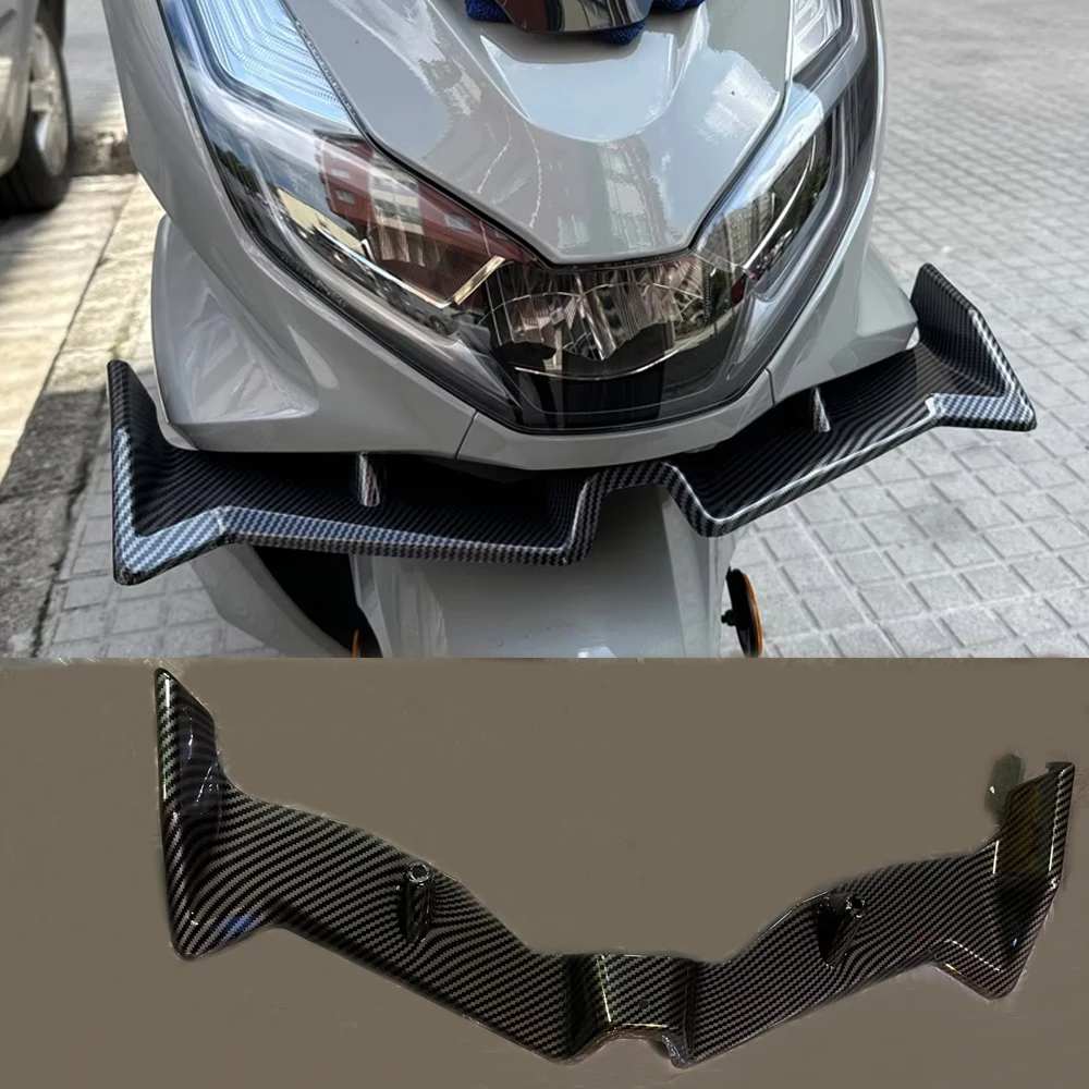 2024 PCX125 Winglet Aerodynamic Front Spoiler Wings Fairing For Honda PCX 150 160 125 PCX160 2021 2022 2023 PCX150 Accessories