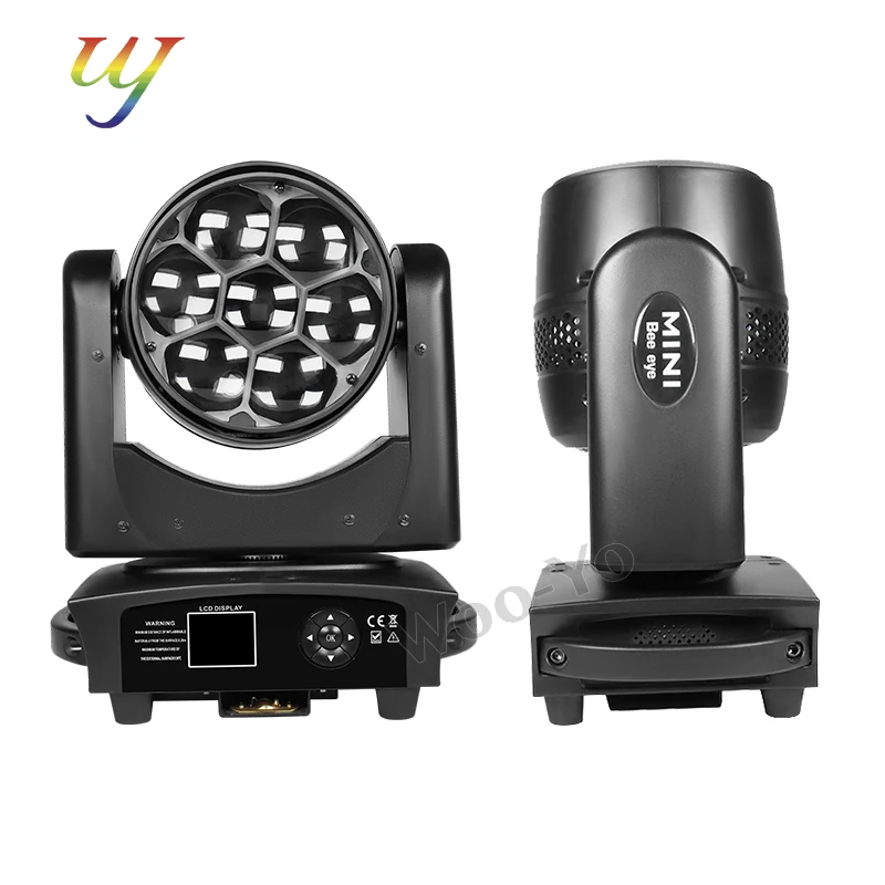 

2-6 шт. RGBW 4-в-1 7x40W точечно-управляемые вращающиеся прожекторы Bee Eye для сцены, концертов, выступлений, баров, DJ-оборудования