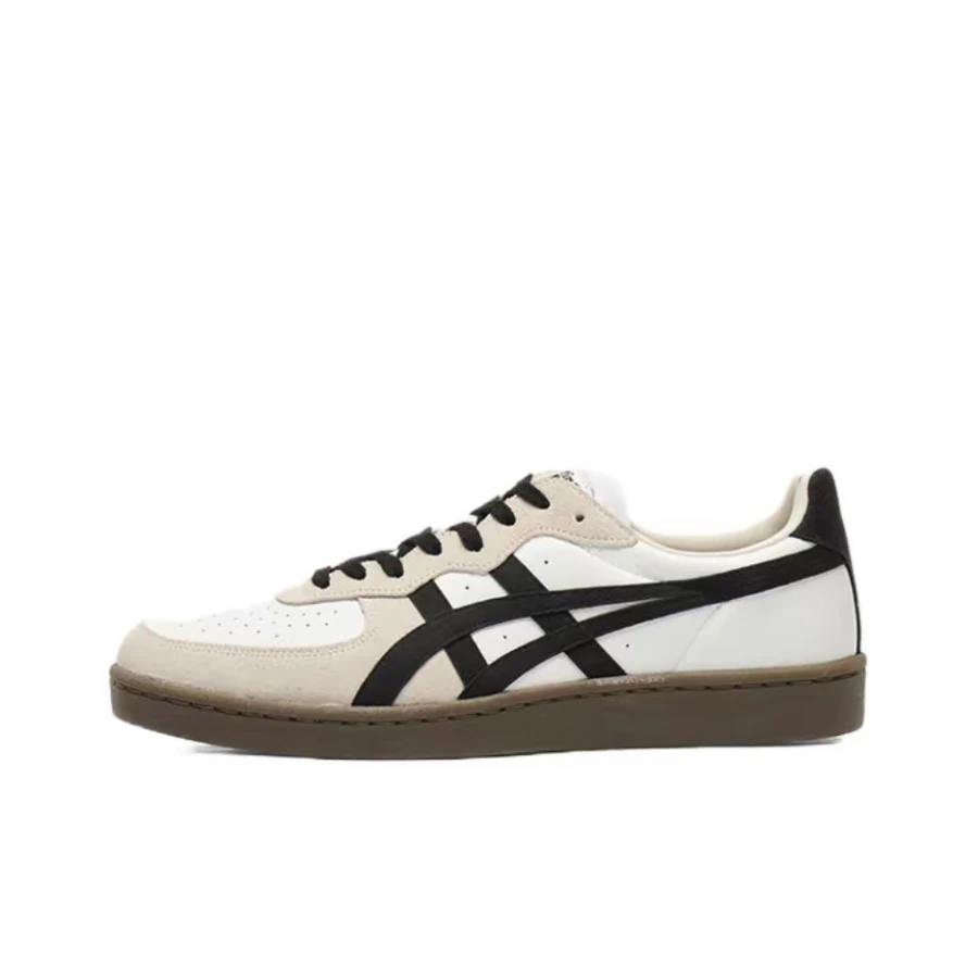 Onitsuka Tiger GSM Unisex White/Black Low-Top Sneakers  Fashionable Minimalist Lightweight Casual Everyday Style 1183A353-136