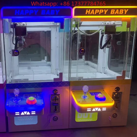 

Kids Vending Toy Machine, CuCoin-operated Mini Claw Candy Pusher Device