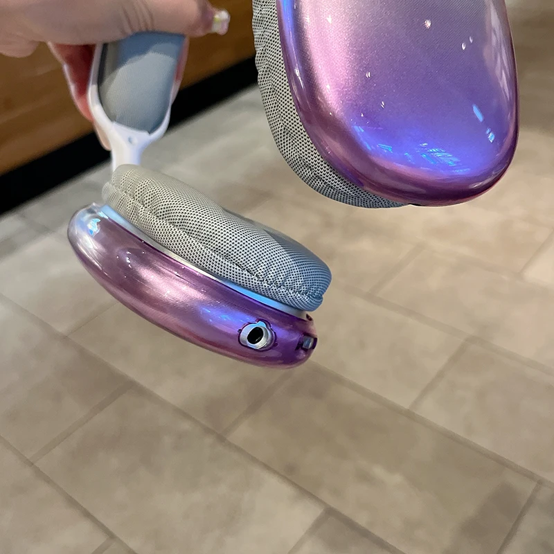 Przezroczyste etui na słuchawki AirPods Max Miękka skóra TPU Akcesoria chroniące przed zarysowaniami Ultra ochronna osłona na Apple AirPods Max 2 — zdjęcie produktu 4