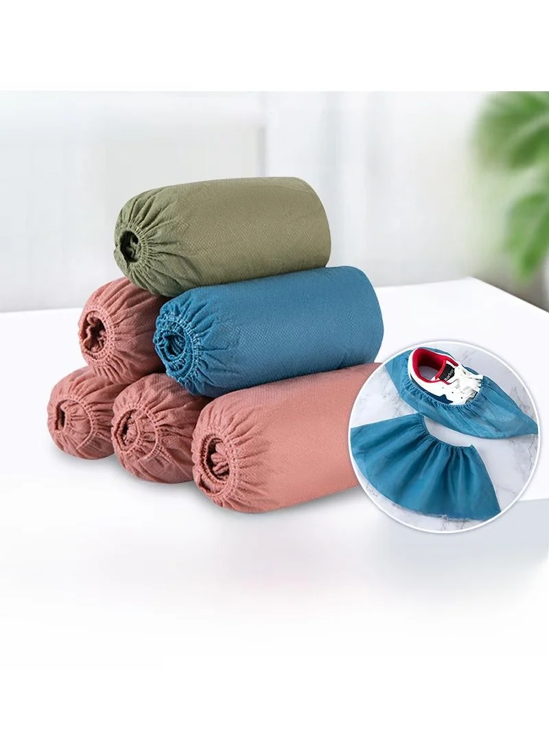 disposable-shoe-covers-non-woven-fabric-thickened-indoor-anti-slip-dustproof-plastic-foot-covers-for-guests-student-home-use