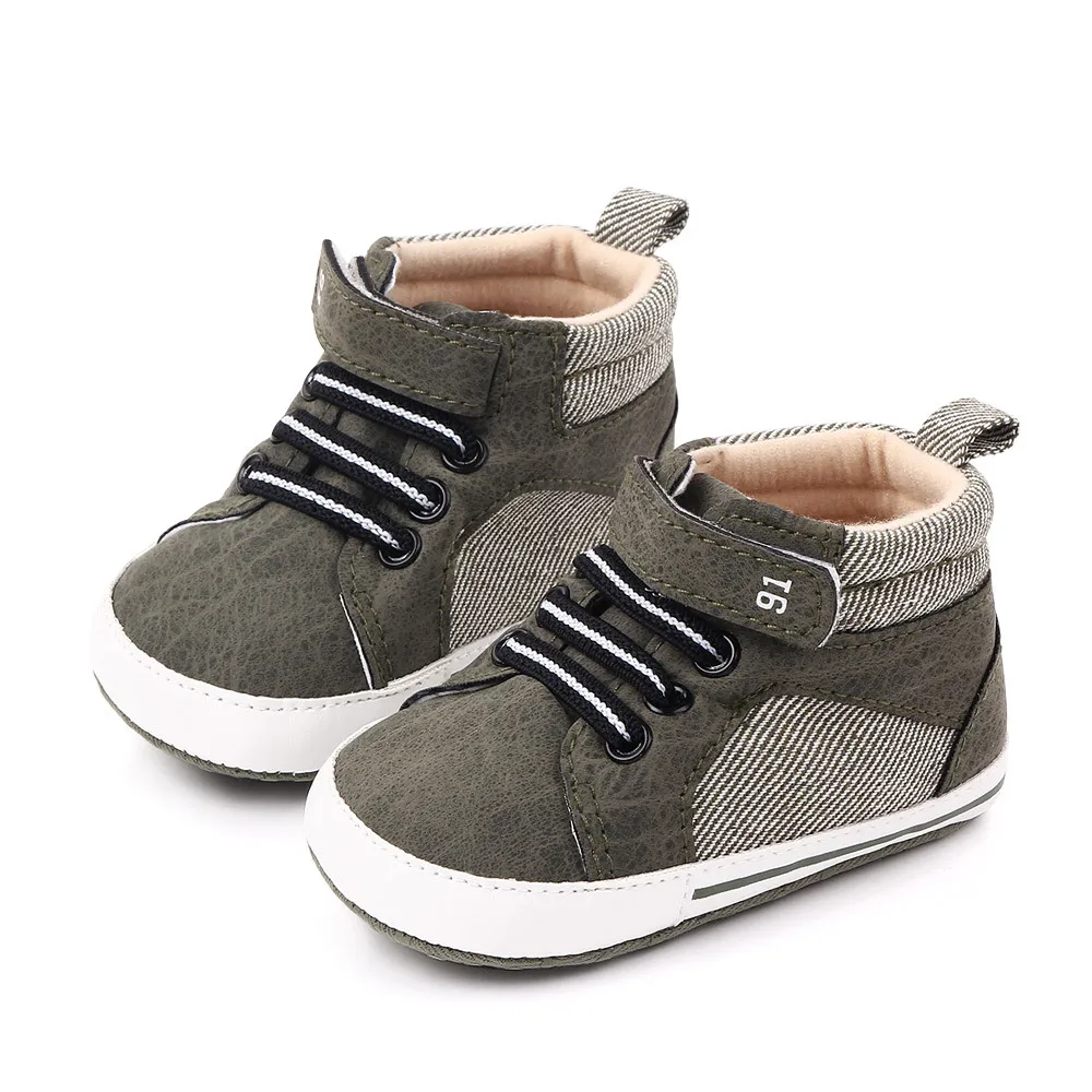 Brand Infant Crib Shoes for Baby Items Boys Items Booties Newborn Stuff Trainers Toddler Soft Leather Sneakers Christening Gifts