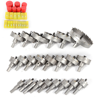 13/16/23 PCS Hard Metal Hole Saw Drill,Hard Alloy Hole Opener,Carbide Saw Drill Bit Circular Drill Bit