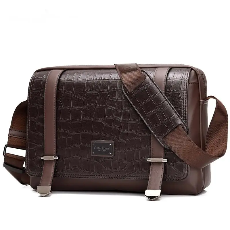 Men's Single Shoulder Business Casual Crossbody Bag Large Capacity Satchel New Fashionable And Convenient Single Shoulder Bag