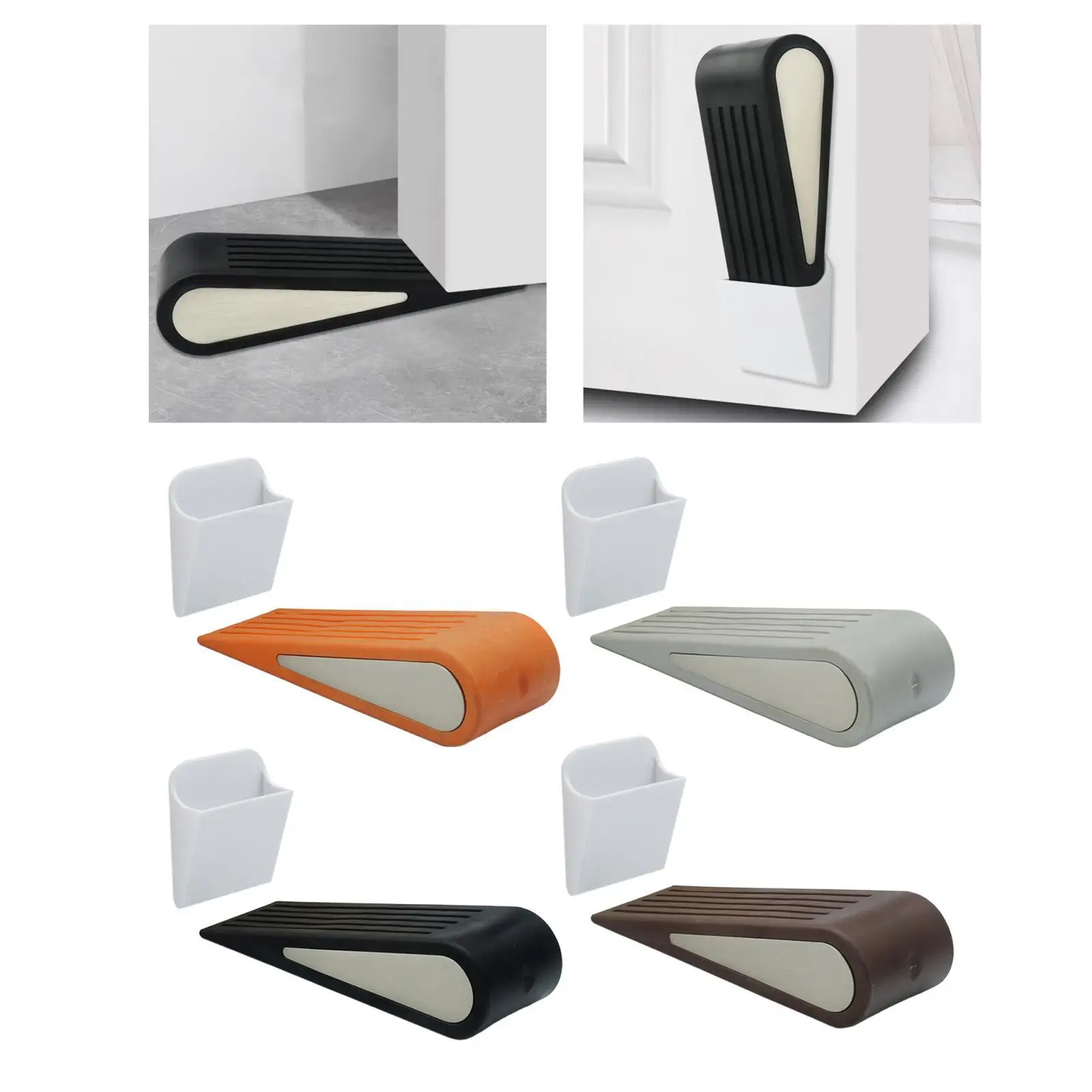 Door Stopper Door Holder Lightweight Door Wedge for Apartment Office Hotel