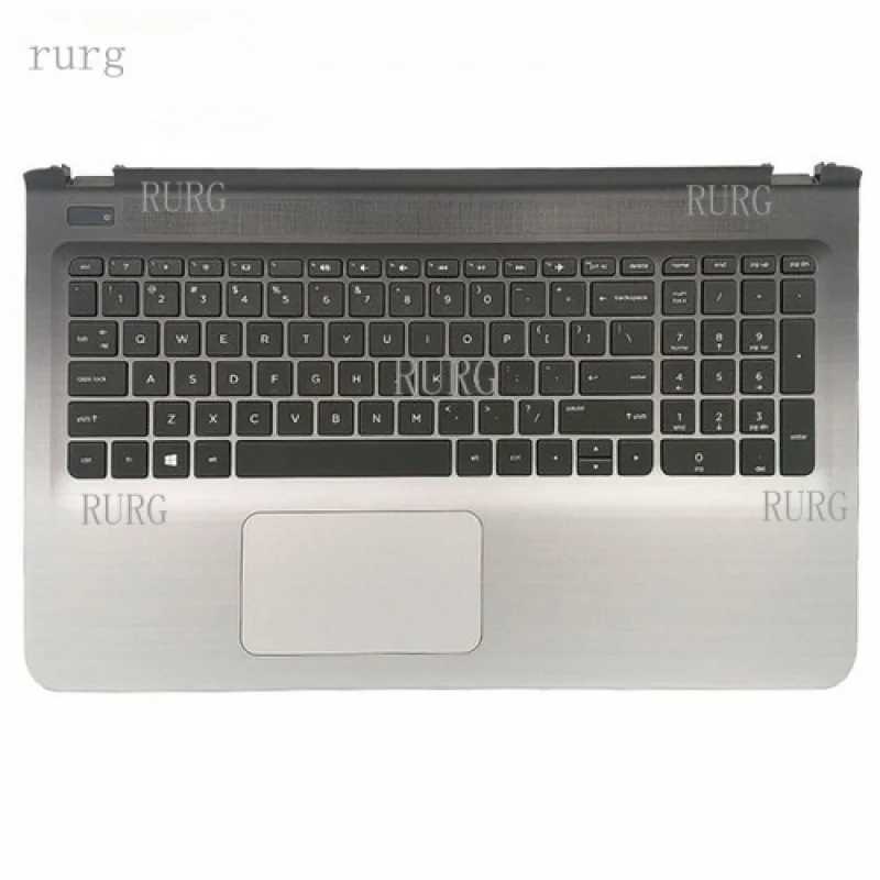 

L New For HP Pavilion 15-AB Palmrest w/ Keyboard & Touchpad Non-Backlit 809031-001