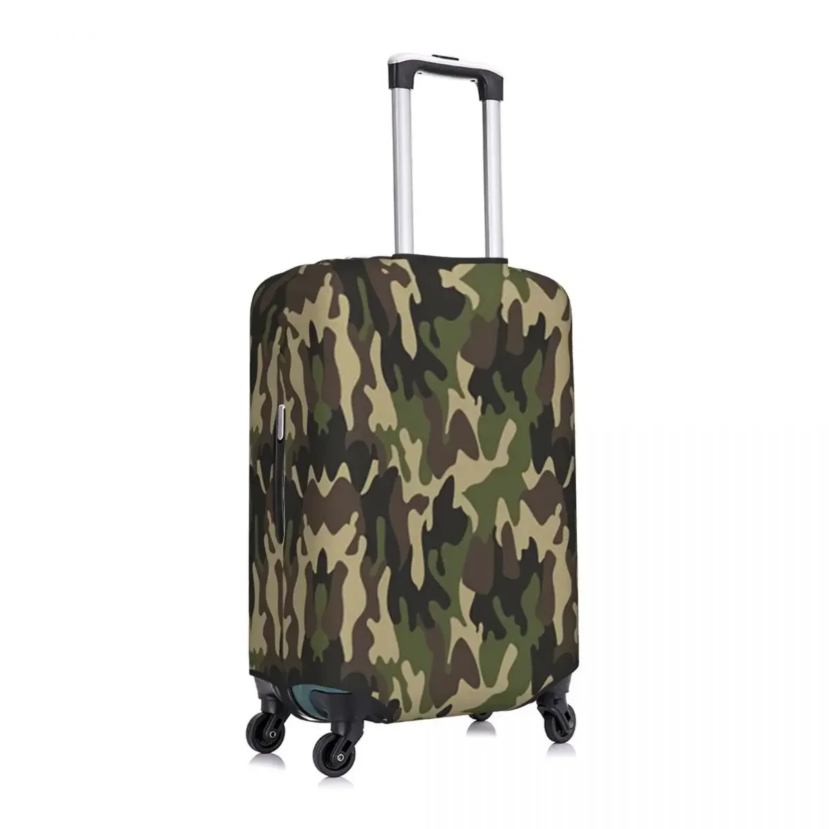 Custom Fashion Army Camo Camouflage Luggage Cover Protector Elastic  Tactical Travel Suitcase Covers