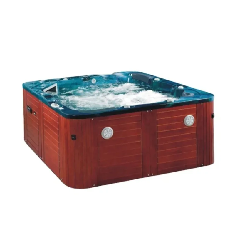 Factory Wholesale Acrylic 5 Person Massage Bathtub Hot Tub Swim Pool Outdoor SPA