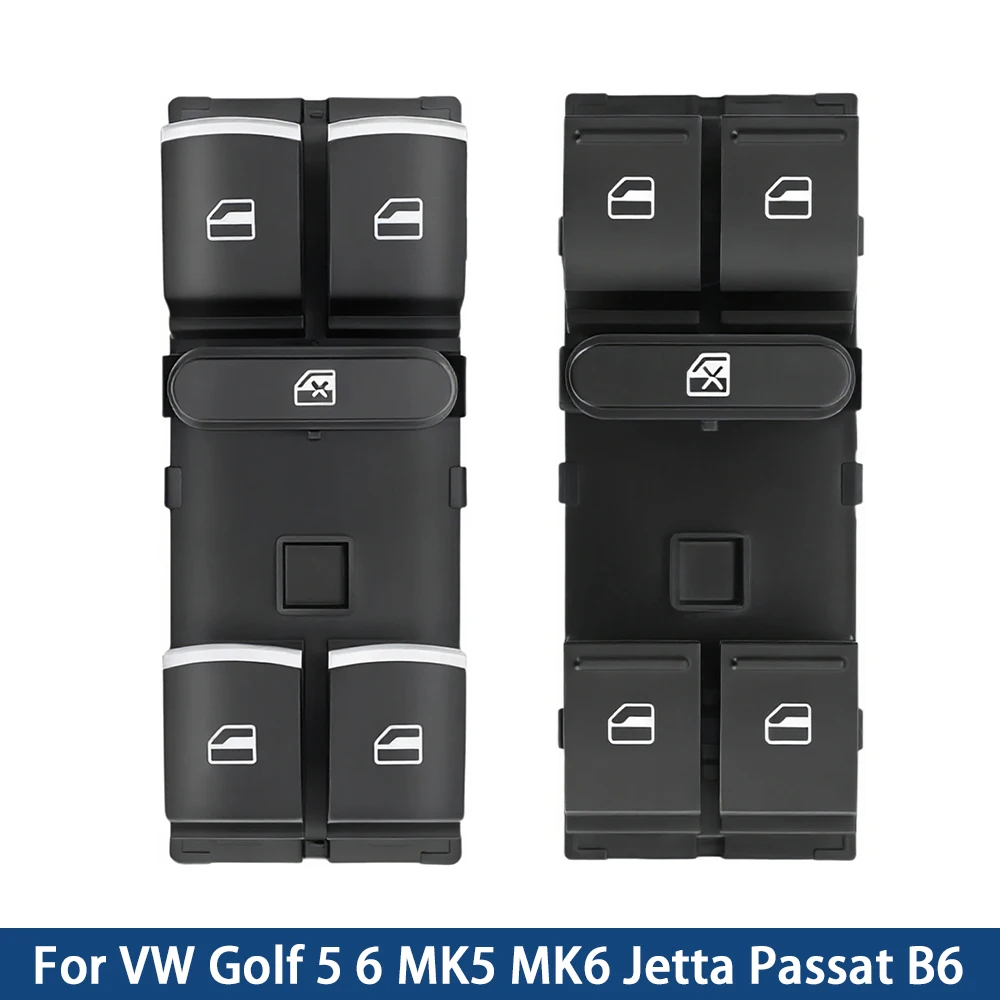 5ND959857 For VW Golf 5 6 GTI MK5 MK6 Jetta Tiguan Passat B6 CC Fabio Power Master Window Switch Passenger Button 7L6959855B Red