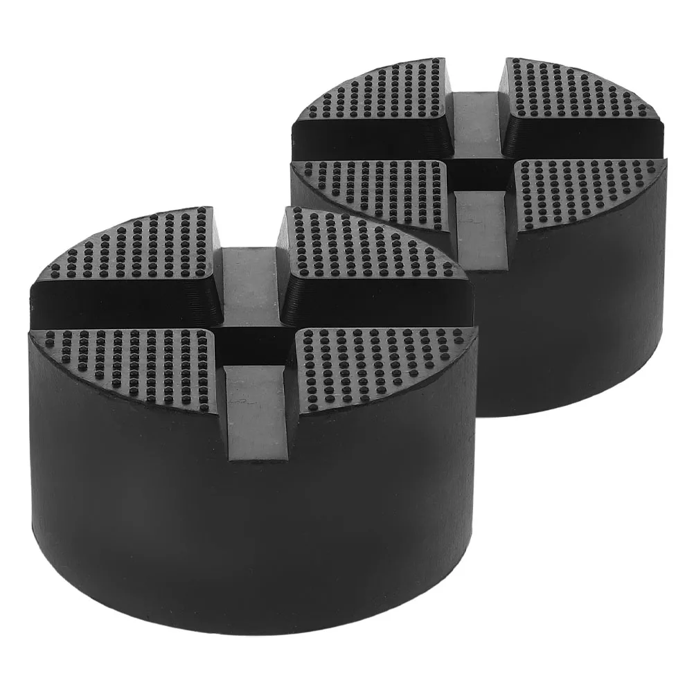 

2pcs Lifting Rubber Pad Floor Jack Stand Support Block Parts Durable AntiSlip ProtectiveCushion CarJackAccessory RubberBlock