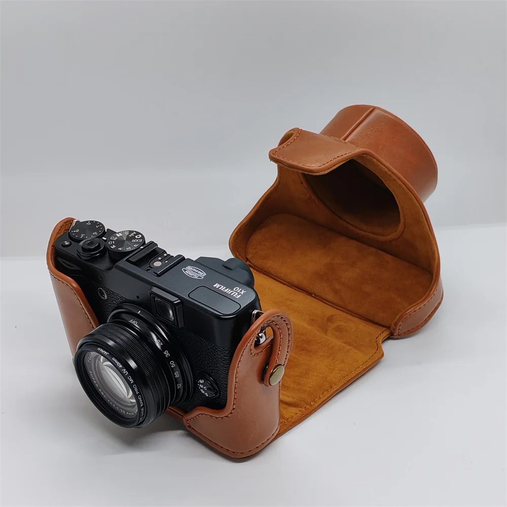 PU Leather Camera Bag Case For Fujifilm X10 X20 Fuji x10 x20 Full