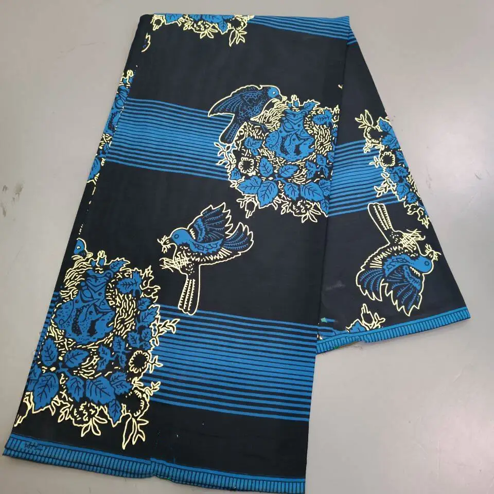 Factory Price Ankara Wax Fabric Guaranteed Veritable African Real Print Wax Fabric 100% Cotton Ghana Style Soft Pagne Sewing